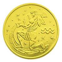 Шоколадное изделие детское Шоко монеты знаки зодиака, Монетный двор, 6 г х 120 шт.
