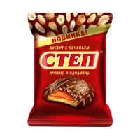 Десерт Степ с печеньем в шоколаде, Славянка, пакет, 1 кг х 5 шт.