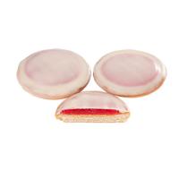 Печенье бисквитное Кико клубника в белом шоколаде, Кико, 1,2 кг.