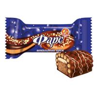 Конфеты Фарс Шоколадный крем, Славянка, пакет, 1000 г х 4 шт.