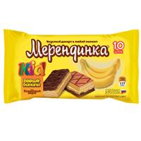 Пирожное Мерендинка Kid Biskwit вкус "Банановый пирог", ЮУК, 300 г.