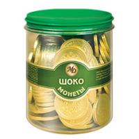 Шоколадное изделие детское Шоко монеты евро, Монетный двор, 6 г х 120 шт.