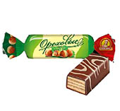 Конфеты Ореховые, Славянка, пакет, 1 кг х 6 шт.